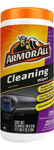 Armor All- - Toallitas De Limpieza (25 Unidades), Color Mora