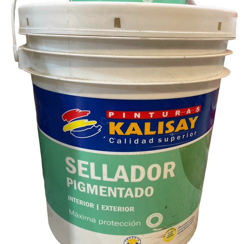 Sellador Pigmentado Kalisay 4 Lts Blco  Latex Acrilico