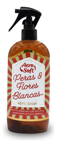 Perfumina Peras & Flores Blancas Home Spray Telas Ambientes