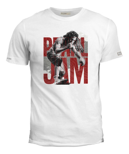 Camiseta Pearl Jam Rock Grunge Eddie Vedder Metal Poster Ink