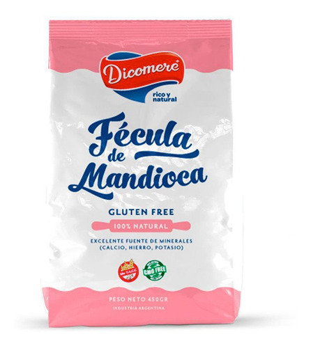 Fecula De Mandioca Sin Tacc X450gr Dicomere