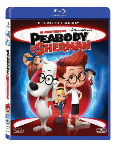 Blu-ray 3d  As Aventuras De Peabody E Sherman  Usado