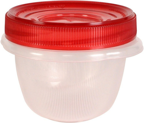 Contenedor Rubbermaid Take Alongs 473ml Recipiente Vianda Color Esmerilado Transparente