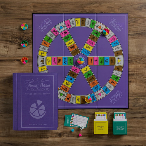 Ws Game Company Trivial Pursuit Edición De Estantería Vintag