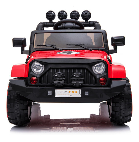 Carrinho Elétrico Infantil Jipe Vermelho 2 Motores Potente