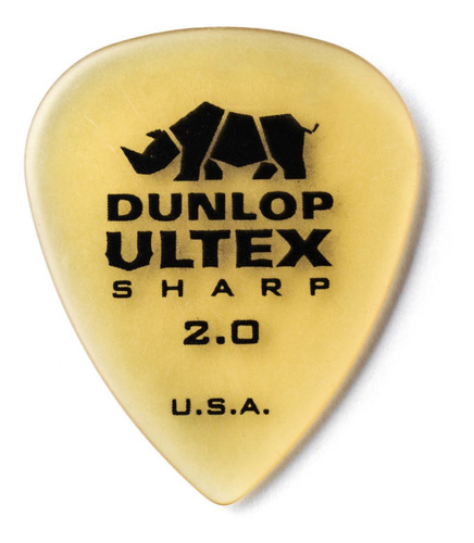 Uñetas Jim Dunlop Ultex Sharp 433r 2.0 Bolsa X72u