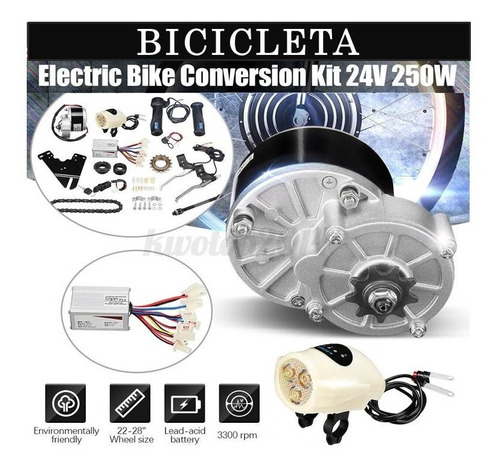 Imagen 1 de 9 de Bicicleta Kit Motor Eléctrico- Fácil Instalación Asesoramos