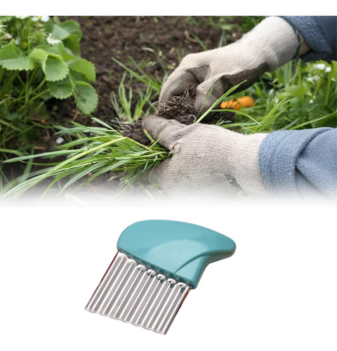2 Herramientas De Jardinería De Acero Inoxidable Azul