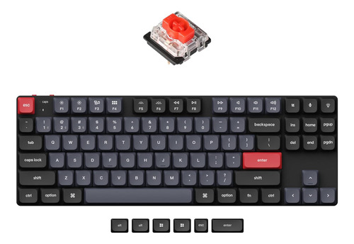 Keychron K1 Pro Tkl Layout Teclado Mecánico Con Cable Con