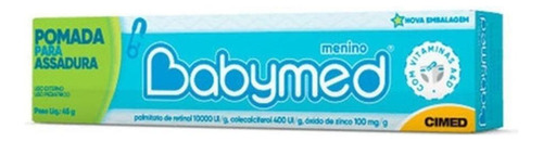 Babymed Menino Pomada Com Cheirinho Suave De Bebê 45g