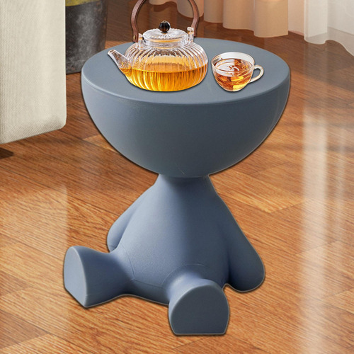 Mesita De Noche Pequeña, Muebles Lisos, Mesa De Té Azul