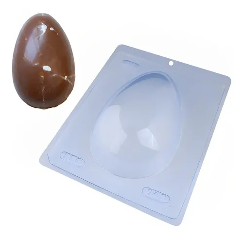 Forma Para Ovo De Pascoa 500g Forminhas Silicone Bwb Cor Transpar...