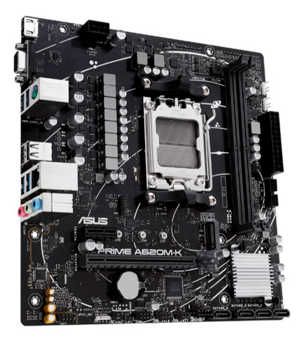 Placa Madre Asus Prime A620m-k Am5 Amd 620 Ddr5 Sdram M.2 Hd