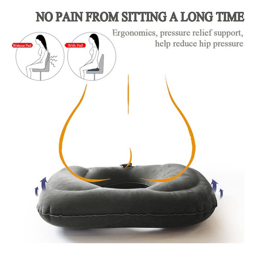 Cojín Inflable Con Forma De Rosquilla, Almohada Para Hemorro