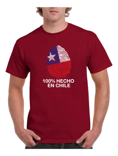 Polera Hombre Estampado Hecho En Chile