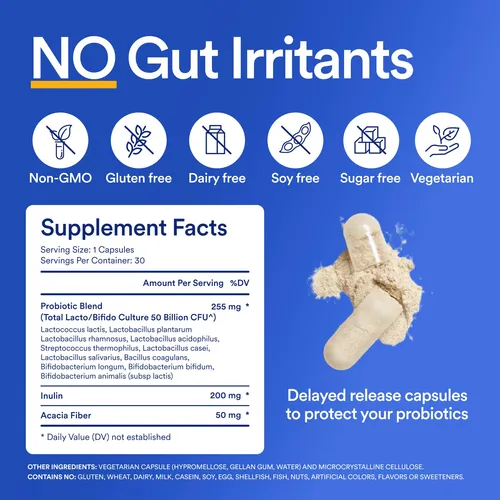 Suplemento Essential Stacks Smart Probiotic De 50 Mil Millon