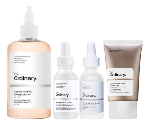 The Ordinary Glicolico + Niacinamida+ Crema + Hialuronico