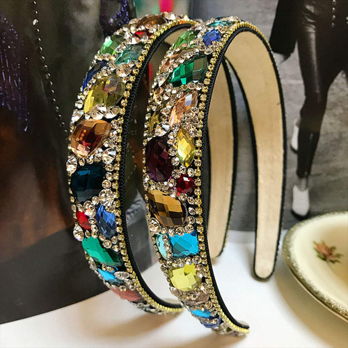 Fodattm - Diadema Con Cristales Brillantes Para Mujer, Multi