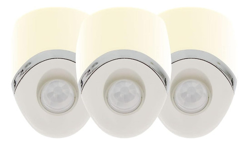 Amerelle Motion Sensor Night Light, 3 Pack - Led Plug In Nig