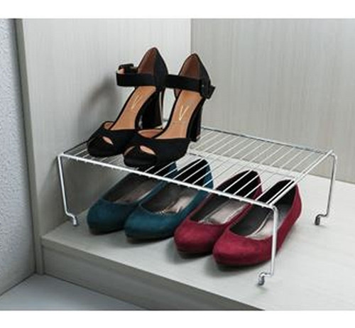 Prateleira Suporte Armário Cozinha Closet Empilhável 42cm