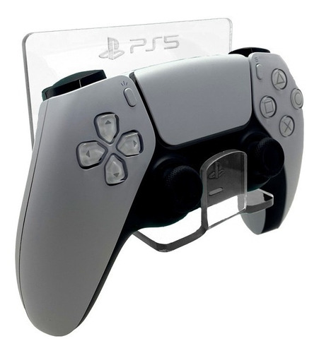 Suporte Controle Playstation 5 Parede Em Acrílico Preto Ps5