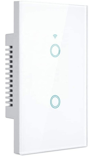 Apagador Inteligente Wifi Touch Doble 2 Botones Interruptor