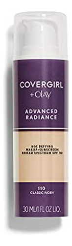 Maquillaje Antienvejecimiento Covergirl Advanced Radiance.