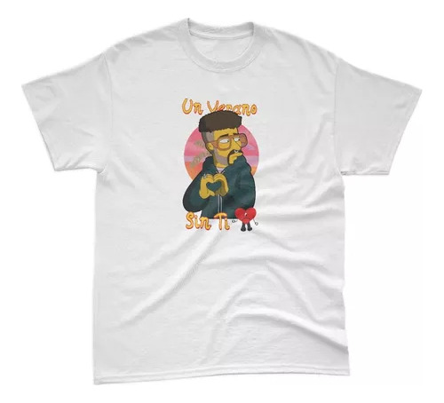 Remera Bad Bunny Un Verano Sin Ti Mod5 Caballero Unisex