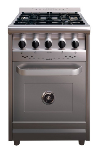 Cocina 4 Hornallas 60 Cm Morelli  Acero Inox Industrial