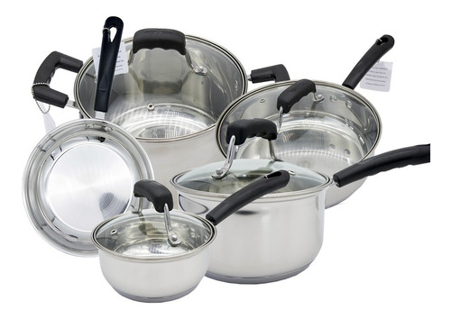 Set Ollas Acero Inox 9 Piezas At Revendedor Precio Por 10 U