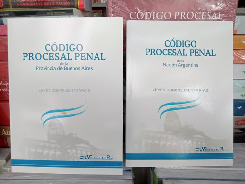 Código Procesal Penal De La Nación Y Provincia Bs. As. - Bol