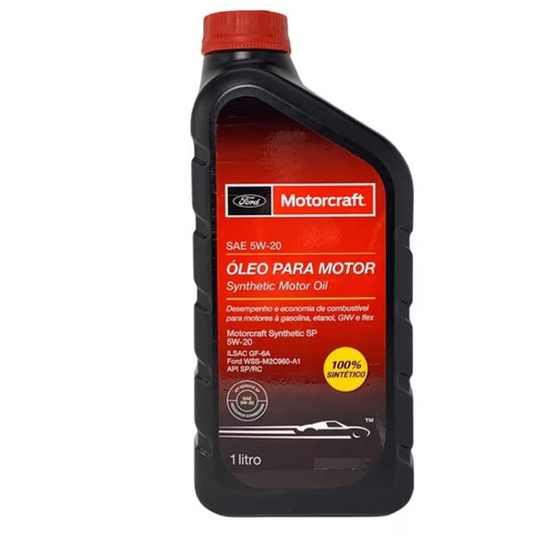 Aceite Motor Ford Motorcraft 5w20 Full Sintético Api Sp 1l