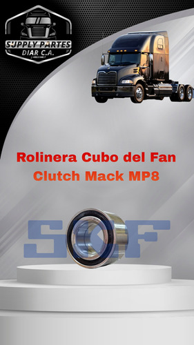 Rodamiendo Base De Fan Clutch Mack Mp8 Vision Y Granite