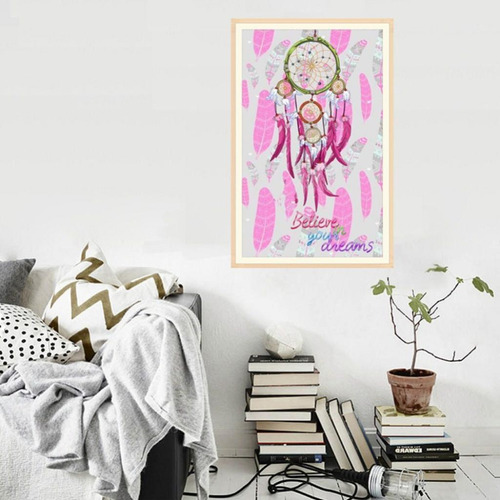 Pintura Diy De 5d Diamante Artesanal Dreamcatcher 8206