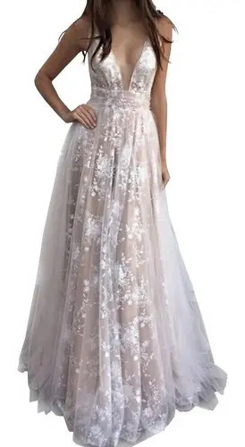 Vestidos De Noche Escote V | MercadoLibre 📦