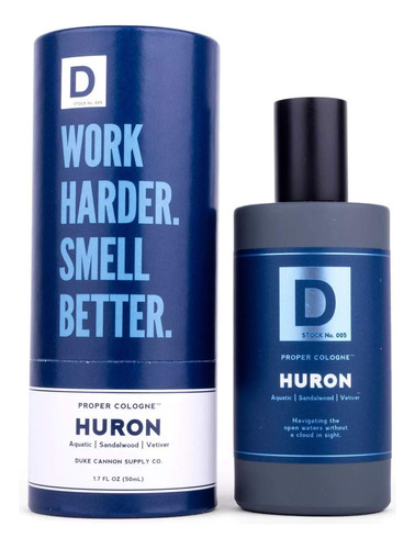 Edp 1.7 Onzas D Huron Por Duke Cannon Para Hombre