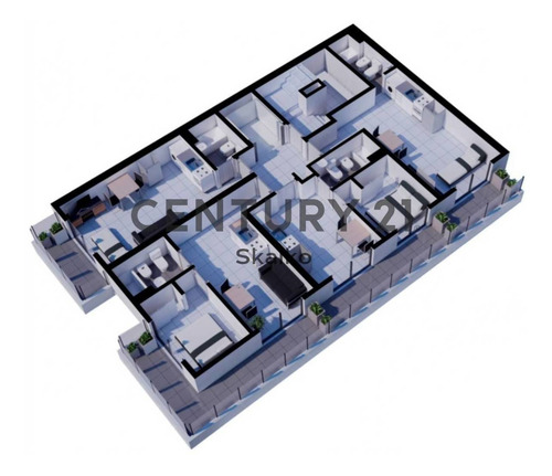 Imagen 3 de 4 de Venta Monoambiente Barrio Echesortu Con Balcón Al Frente En Construcción