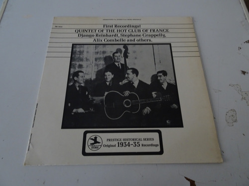 Django Reinhardt - First Recordings 1934 1935 - Vinilo Usa