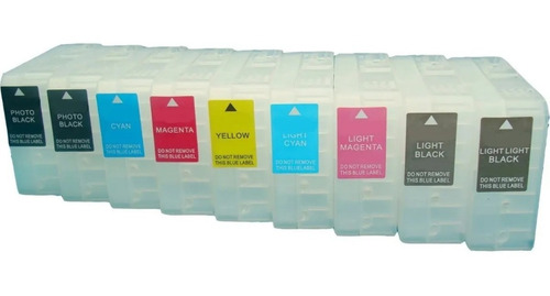Kit 9 Cartuchos Rellenables Compatibles Con Epson P800 T850