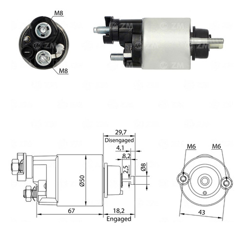 Automatico Arranque Honda Civic 2001-05 Sistema Denso 12v