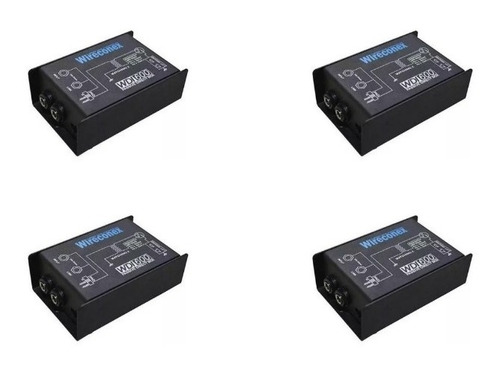 Direct Box Wireconex Wdi600 Passivo Kit Com 4