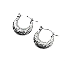 Comprar Caravanas Aros Labrados Acero Quirúrgico Joyas Accesorios