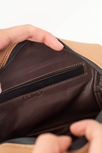Bolso De Mano Sport, Interior En Cuero