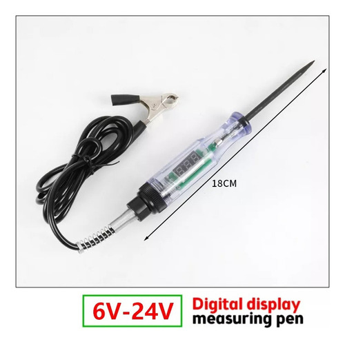 Probador De Circuito Eléctrico Automotriz 6-12-24v