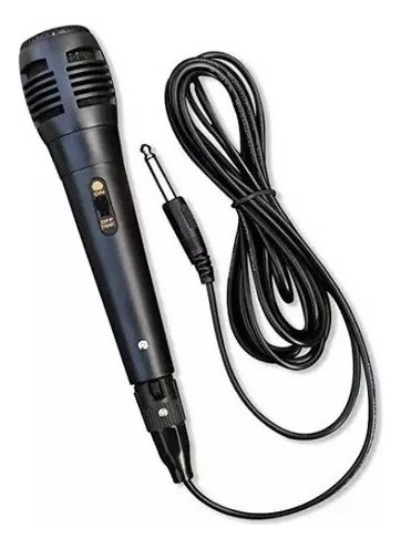 Micrófono Alámbrico Para Karaoke Parlante Cable De 2 Metros