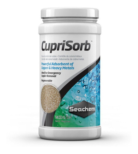 Seachem Cuprisorb 250ml Absorbe Cobre Acuario Polypterama