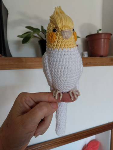Jeamigurumi: Ave Calopsita Amigurumi Artesanal Inmetro
