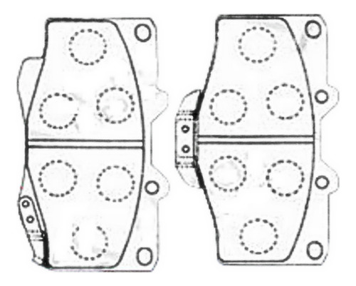 Pastillas Freno Del Para Toyota Hilux 2.5 2lt 1997 2002