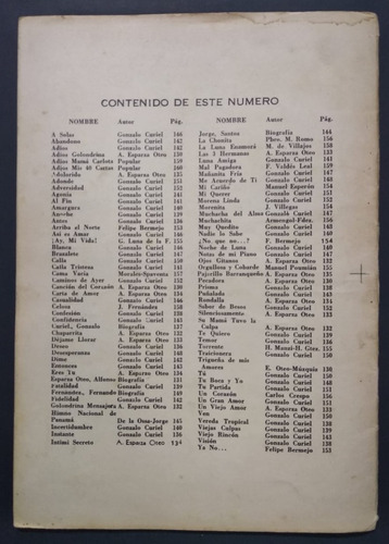 Ejemplar No. 5, Album De Oro De La Canción, Tomo I, 1950 (Usado)