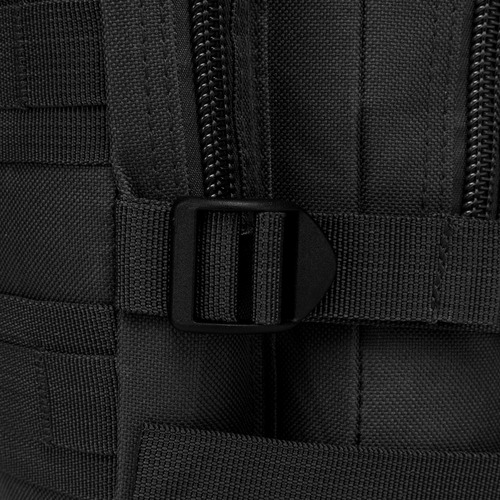 Mochila Bolsa Tática Estilo Militar Espaçosa Resistente Cor Preto Lisa